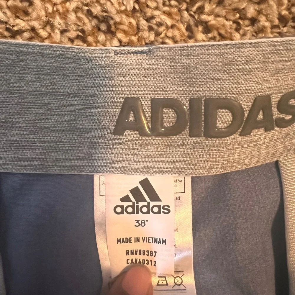 Adidas Golf Shorts Plaid Athletic‎ Training Lightweight 38
